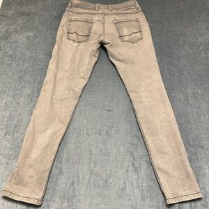 VTG Bare Denim Jeans Mens 32x32 Gray Cotton Stretch Straight Leg Retro Authentic